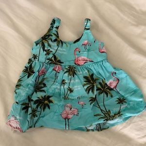 Beautiful Tropical Dress - 6 Months